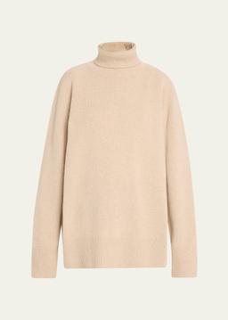 Stepny Wool-Cashmere Turtleneck Top