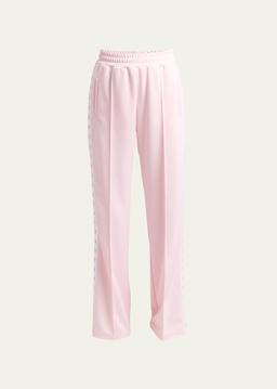 Star Collection Wide-Leg Track Pants