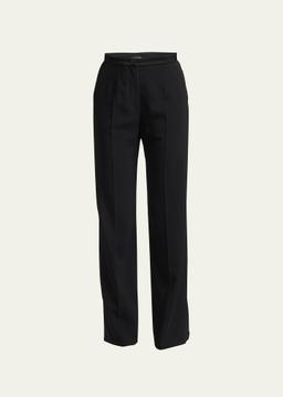 Tuxedo Wide-Leg Pants
