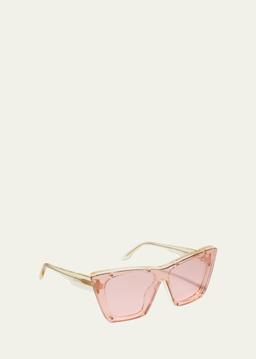 Studded Acetate Cat-Eye Sunglasses