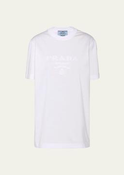 Logo-Embroidered Jersey T-Shirt