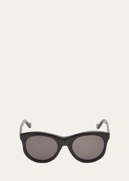 Incognito Round Acetate Sunglasses