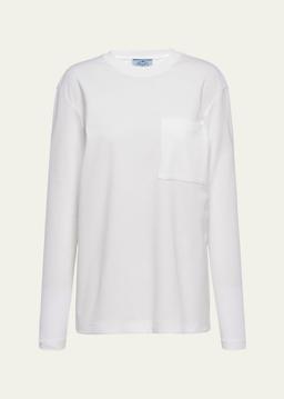 Long-Sleeve Boxy Jersey T-Shirt