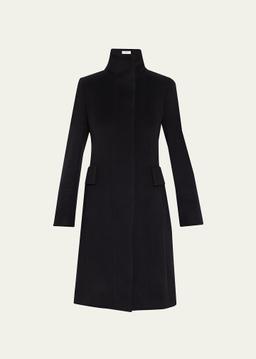 Duffle Knee-Length Wool Coat