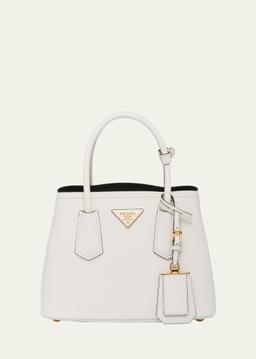 Small Saffiano Leather Top-Handle Bag