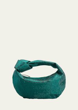 Jodie Mini Hotfix Rhinestone Top-Handle Bag