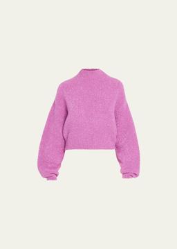 Cropped Boucle Sweater