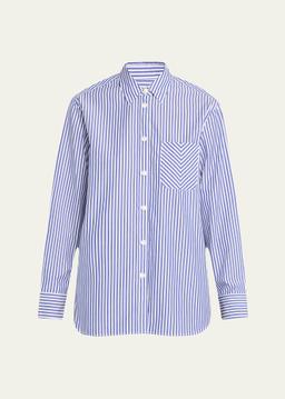 Maxine Striped Button-Front Shirt