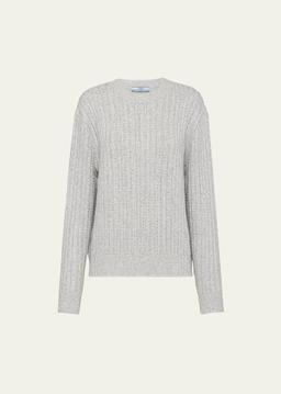 Lamé Cashmere-Wool Sweater