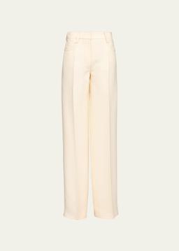 Tricotine Straight-Leg Pants