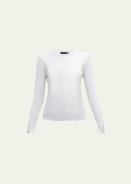 Tiny Tee Long-Sleeve Cotton T-Shirt