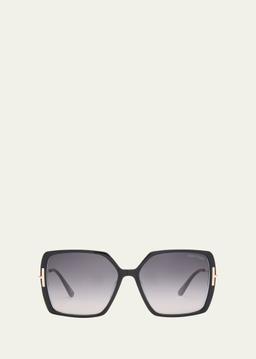 Joanna Mixed-Media Butterfly Sunglasses