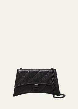 Crush Quilted Leather Wallet on Chain