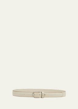 Slim Trouser Leather Belt