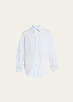 Kayla Button-Front High-Low Shirt