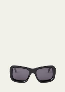 Verona Arrow Logo Acetate Butterfly Sunglasses