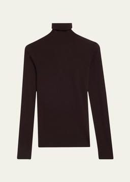 Taupo Ribbed Wool Turtleneck