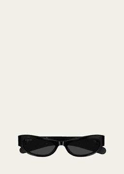 Two-Tone Acetate Cat-Eye Sunglasses