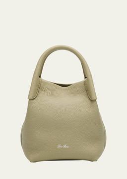 Bale Micro Grain Leather Crossbody Bag