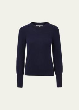 Nelia Cashmere Crewneck Sweater