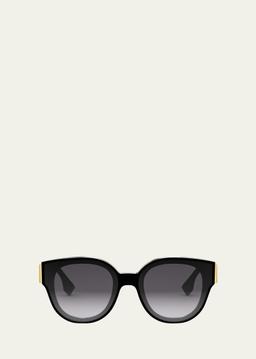 Fendi First Acetate Round Sunglasses