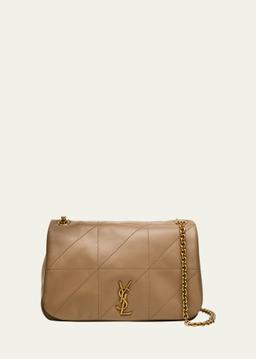 Jamie 4.3 Small YSL Shoulder Bag in Quilted Smooth Leather