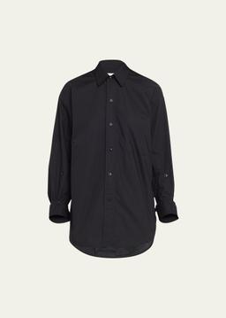 Kayla Oversized Button-Front Shirt