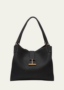 Tara Large Tote in Grained Leather