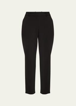 Essex Mid-Rise Cropped Straight-Leg Pants