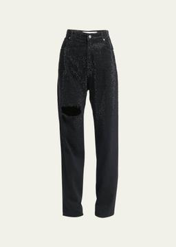 Journey Shade-Effect Crystal Jeans