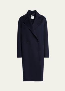 Iconic Double-Breasted Wool Peacoat