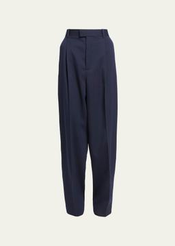 Sartorial Grain de Poudre Straight Leg Trousers