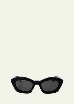 Logo Acetate Cat-Eye Sunglasses