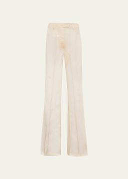 Flared Organza Pants