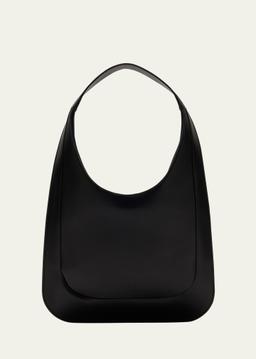 Midi Leather Hobo Bag