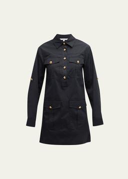 Saude Long-Sleeve Utility Dress