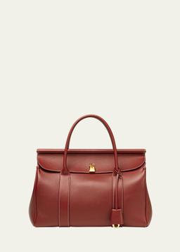 Loom 32 Rounded Leather Top-Handle Bag