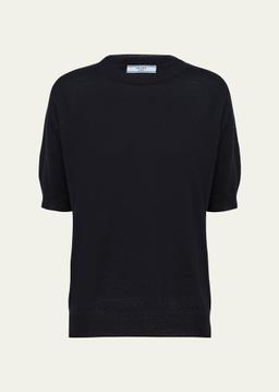 Superfine Cashmere Knit Shirt