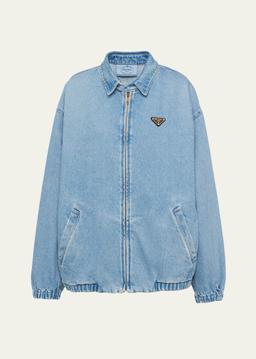 Denim Bleached Loose Jacket