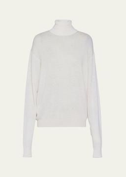 Superfine Cashmere Turtleneck Sweater