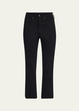 Carly Kick-Flare Crop Jeans
