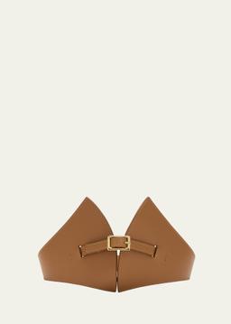 La Remarquable Wide Leather Belt