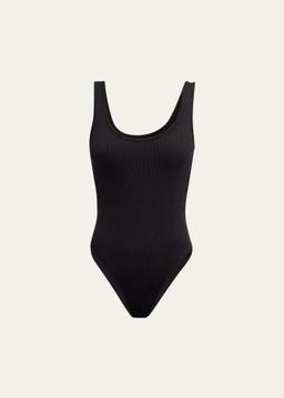 Nica Scoop-Neck Tank Bodysuit