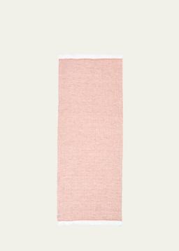 Two-Tone Fringe Flax Scarf