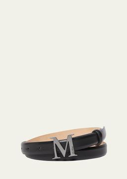 Logo Calf Leather Belt