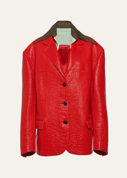 Tailored Napa Leather Jacket