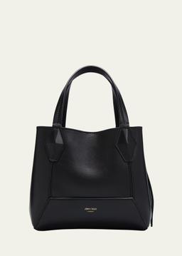 Small Diamond Leather Tote Bag