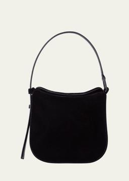 Anna Mini Velvet Hobo Bag