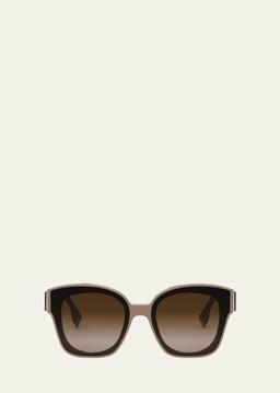 Fendi First Gradient Acetate Cat-Eye Sunglasses
