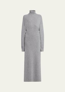 Journey Wool Turtleneck Maxi Dress